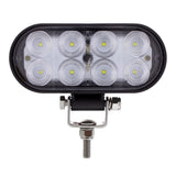 5-3/4" 8 LED Oval Wide Angle Driving and Work Light