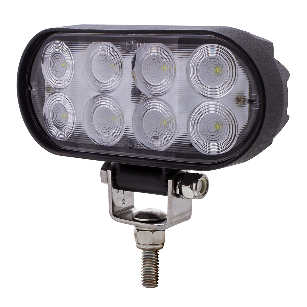 5-3/4" 8 LED Oval Wide Angle Driving and Work Light
