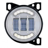 4-1/4" Chrome LED Fog Light for Peterbilt 579, 587 and Kenworth T660