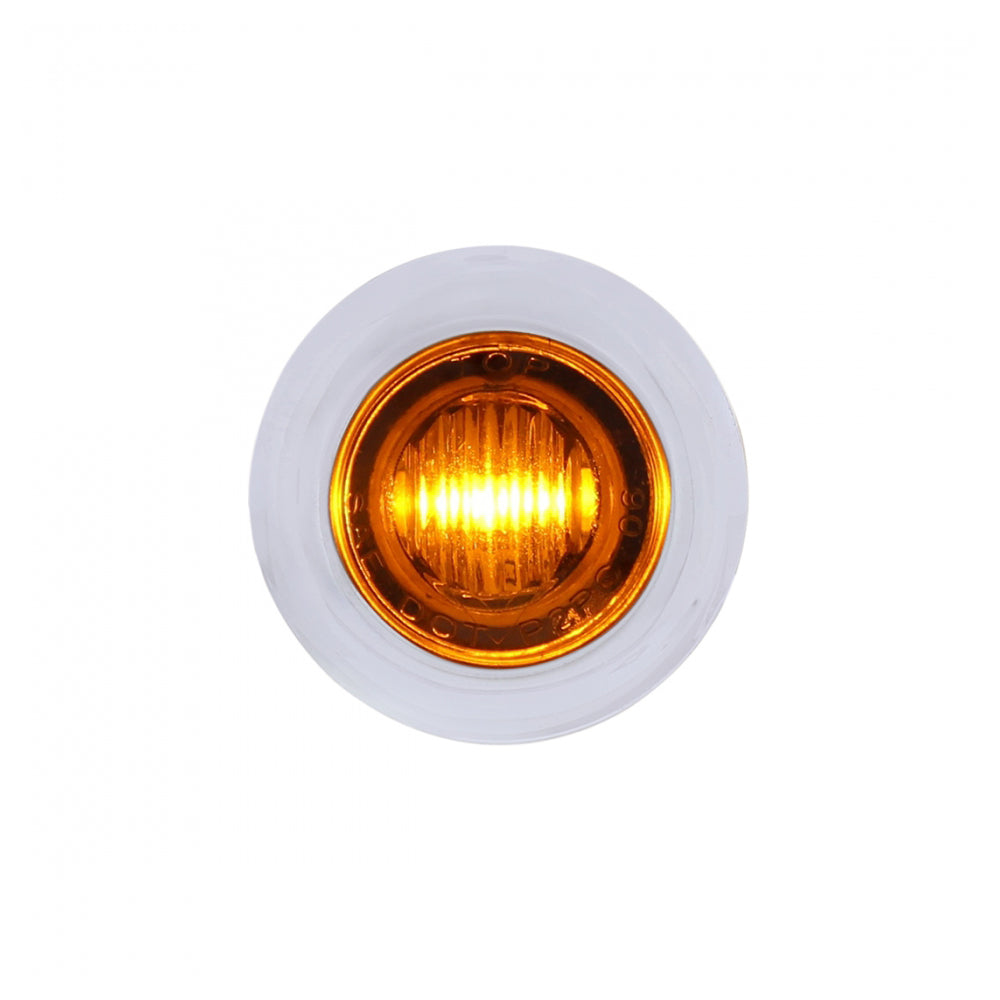 Amber/Amber 3 LED Dual Function Light Bezel & Washer