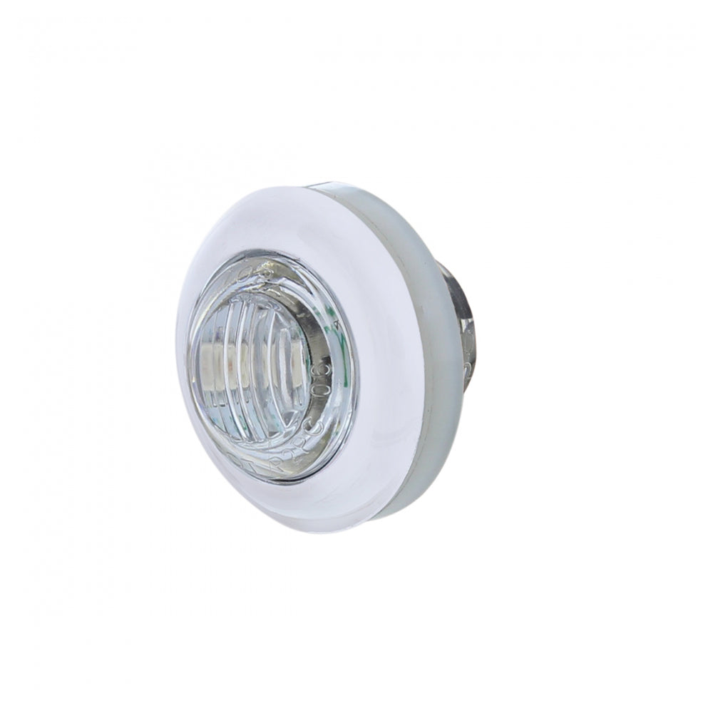 Amber/Clear 3 LED Dual Function Light Bezel & Washer