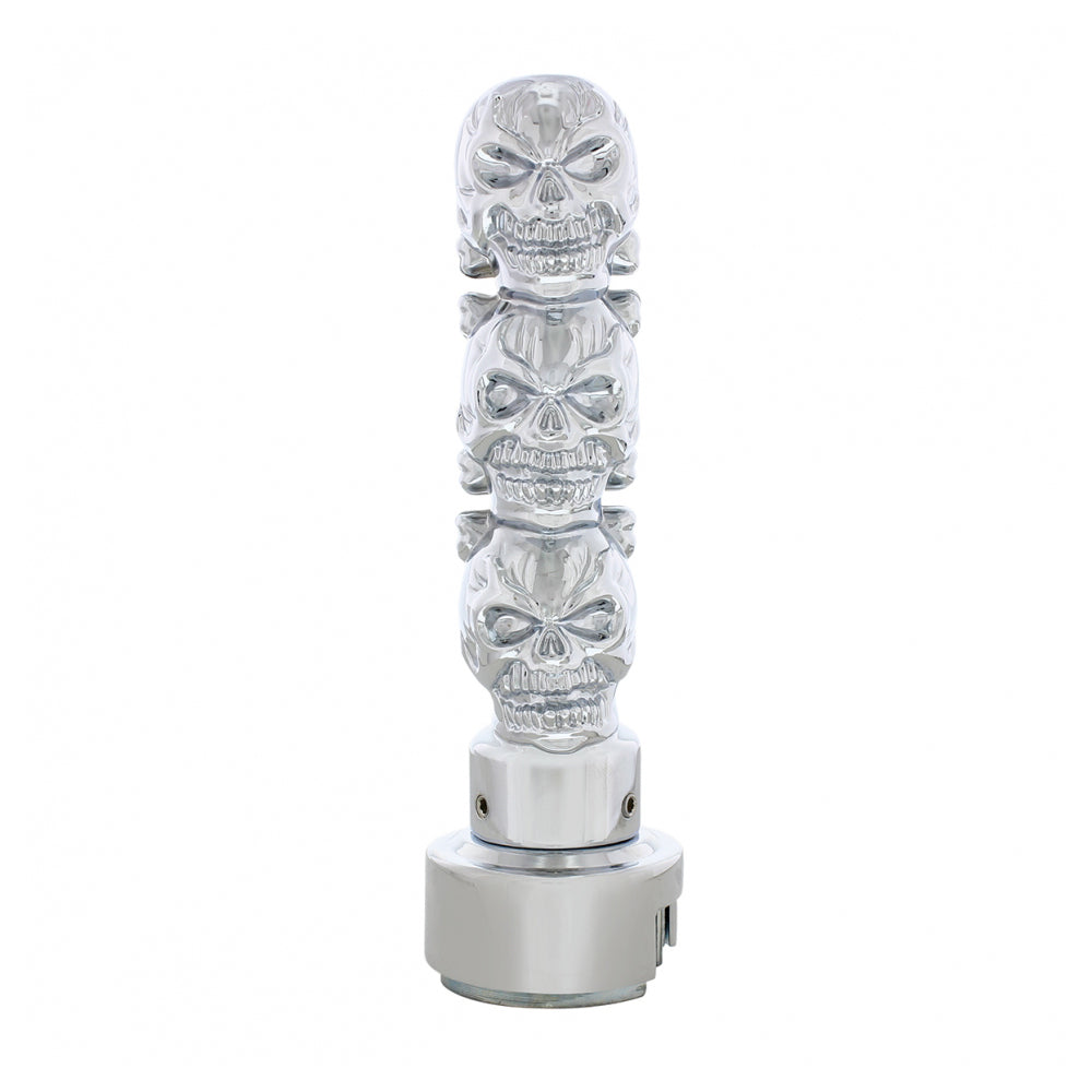 Three Skull Chrome 13/15/18 Speed Shifter Knob