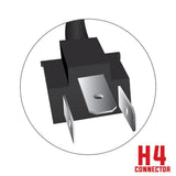 5" x 7" LED High and Low Beam Chrome Headlight