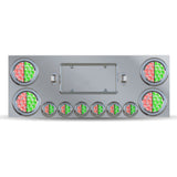 Stainless Steel Dual Revolution LED Center Panel with 10 Lights