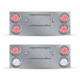Stainless Steel Center Panel with 2 Dual Revolution Lights