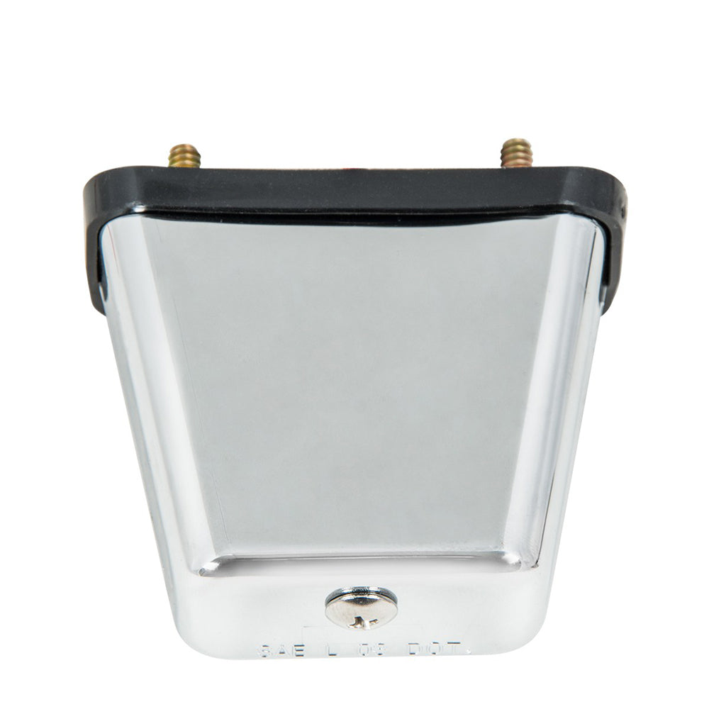 Rectangular 2 LED License Light, Stud Mounted