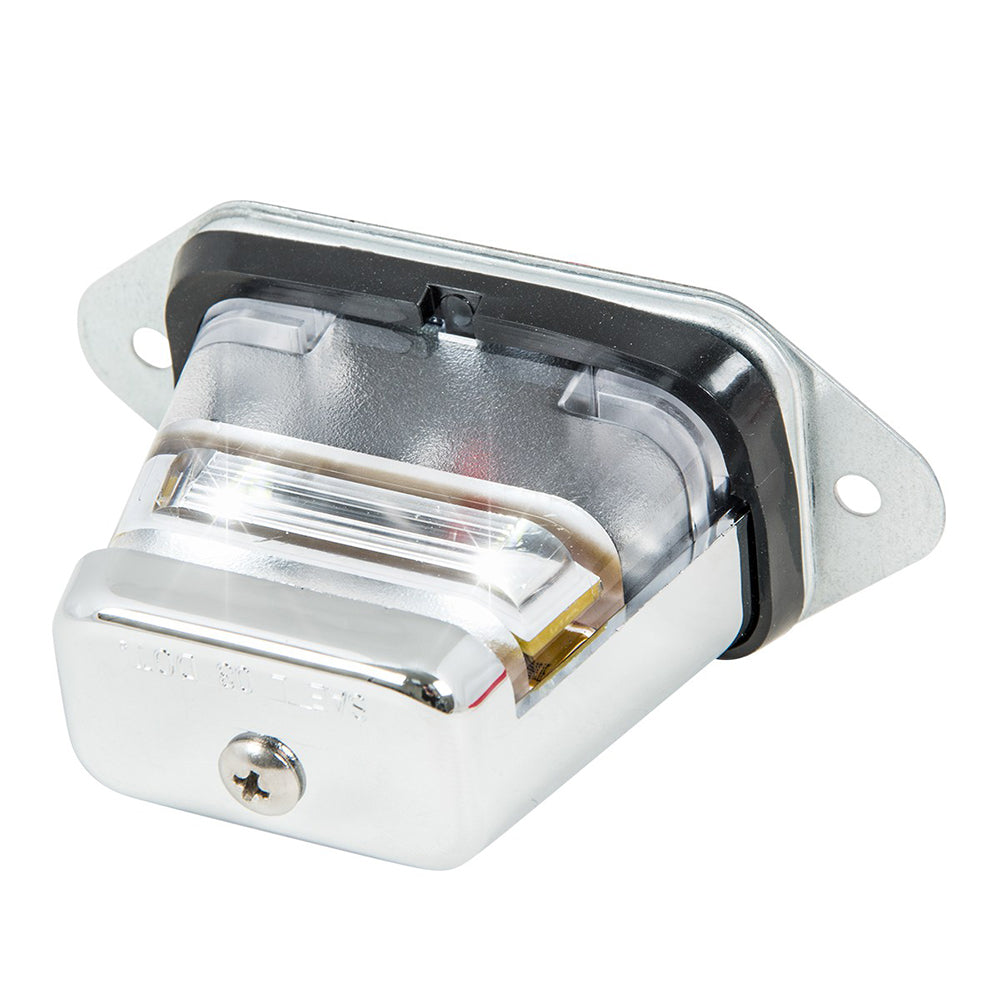Rectangular 2 LED License Light, Screw Mounted
