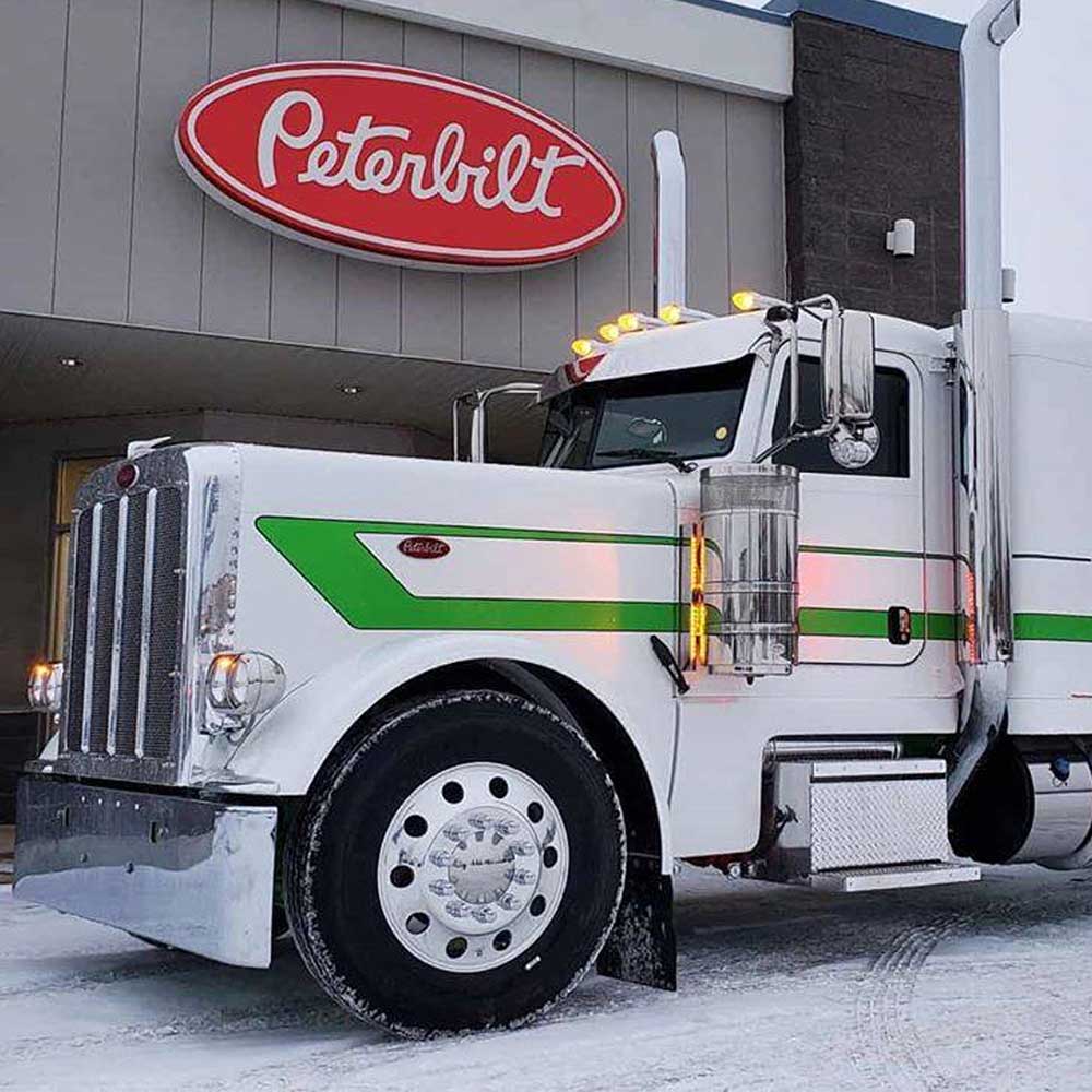 Backlit Front Air Cleaner Light Bars for Peterbilt 15" Donaldson Air Cleaners