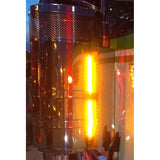 Backlit Front Air Cleaner Light Bars for Peterbilt 15" Donaldson Air Cleaners