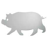 Chrome Large Pig Cut Out Stud Mount Right