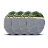 Twist & Lock Aero Wheel Covers Stainless 5/8 Stud