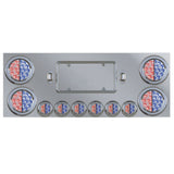 Stainless Steel Dual Revolution LED Center Panel with 10 Lights