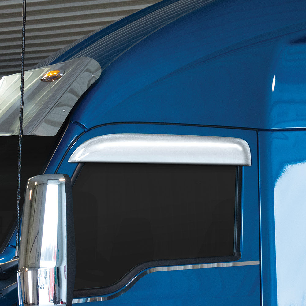 KW Chrome Belmor Chop Tops Side Window Deflectors