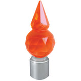 Amber Cap Stainless Steel Bumper Guide 1"