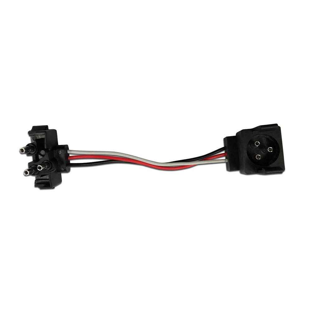 4" Red 8 LED S/T/T Light with Lock Connector
