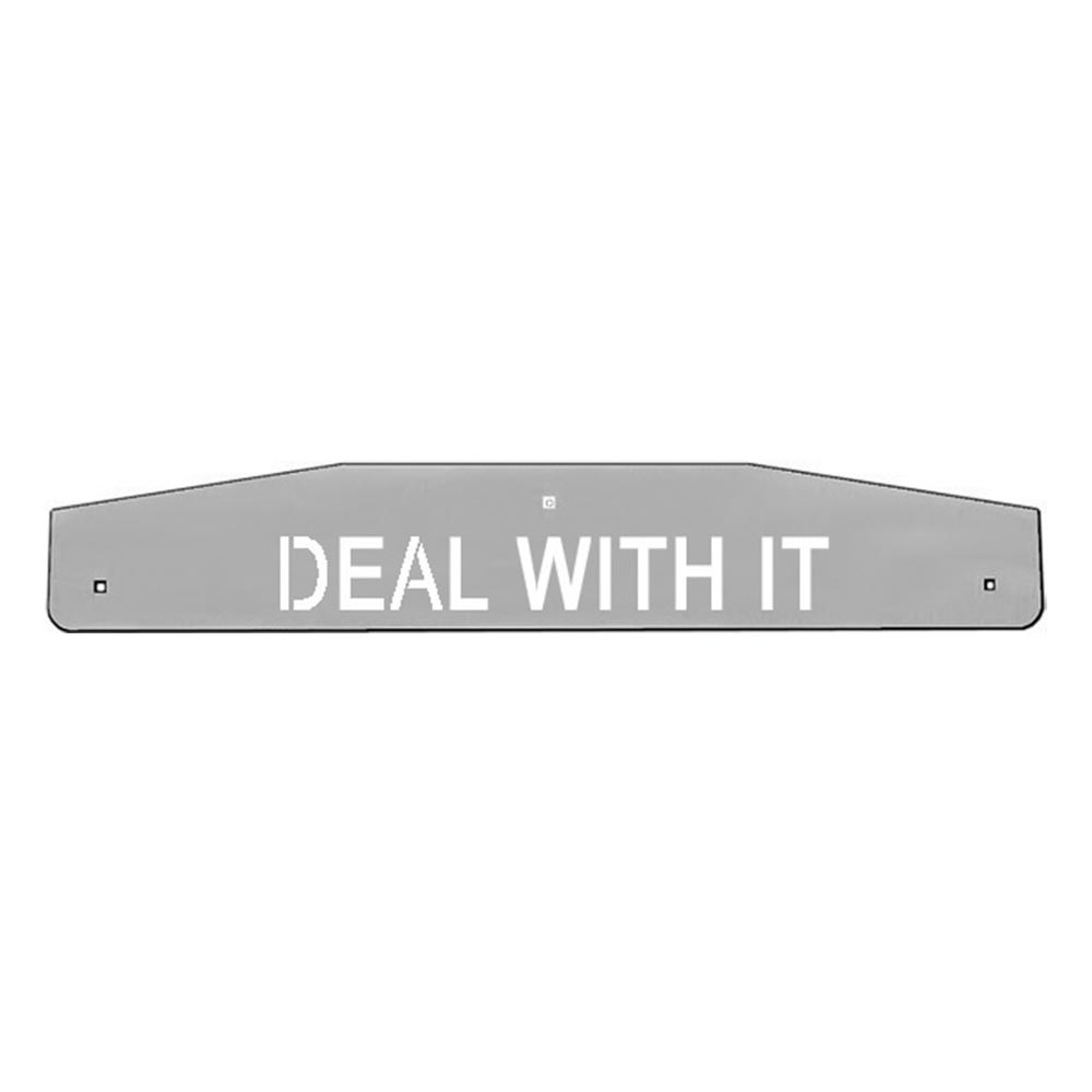 24" Stainless Steel Deal With It Bottom Weight