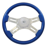 16" Classic Painted Wood Steering Wheel