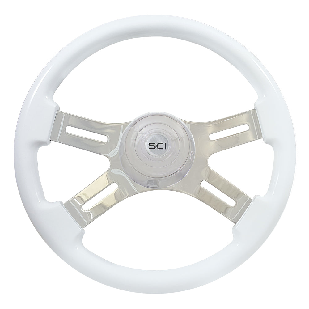 16" Classic Painted Wood Steering Wheel