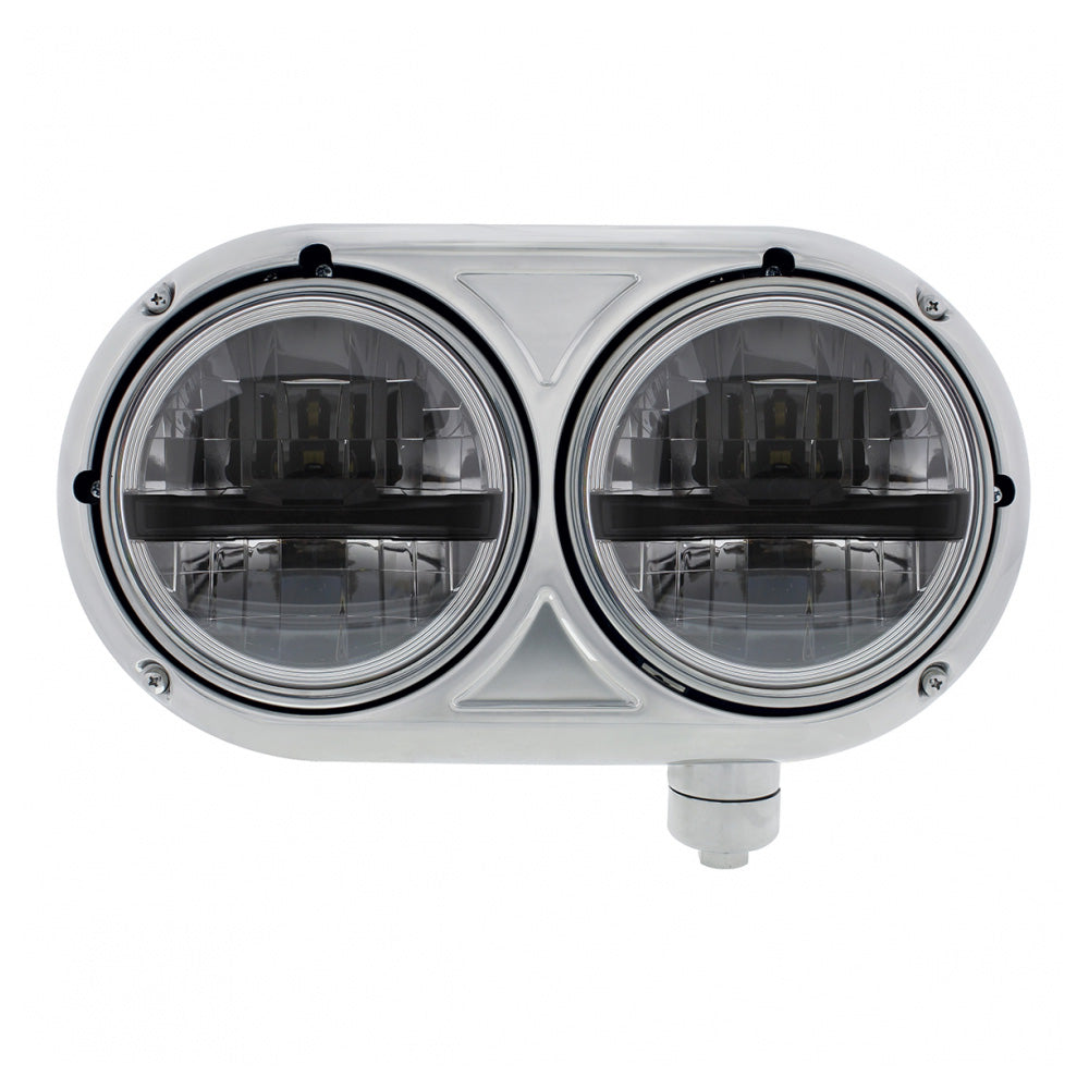 Peterbilt 359 Blackout Dual Bulb Headlight