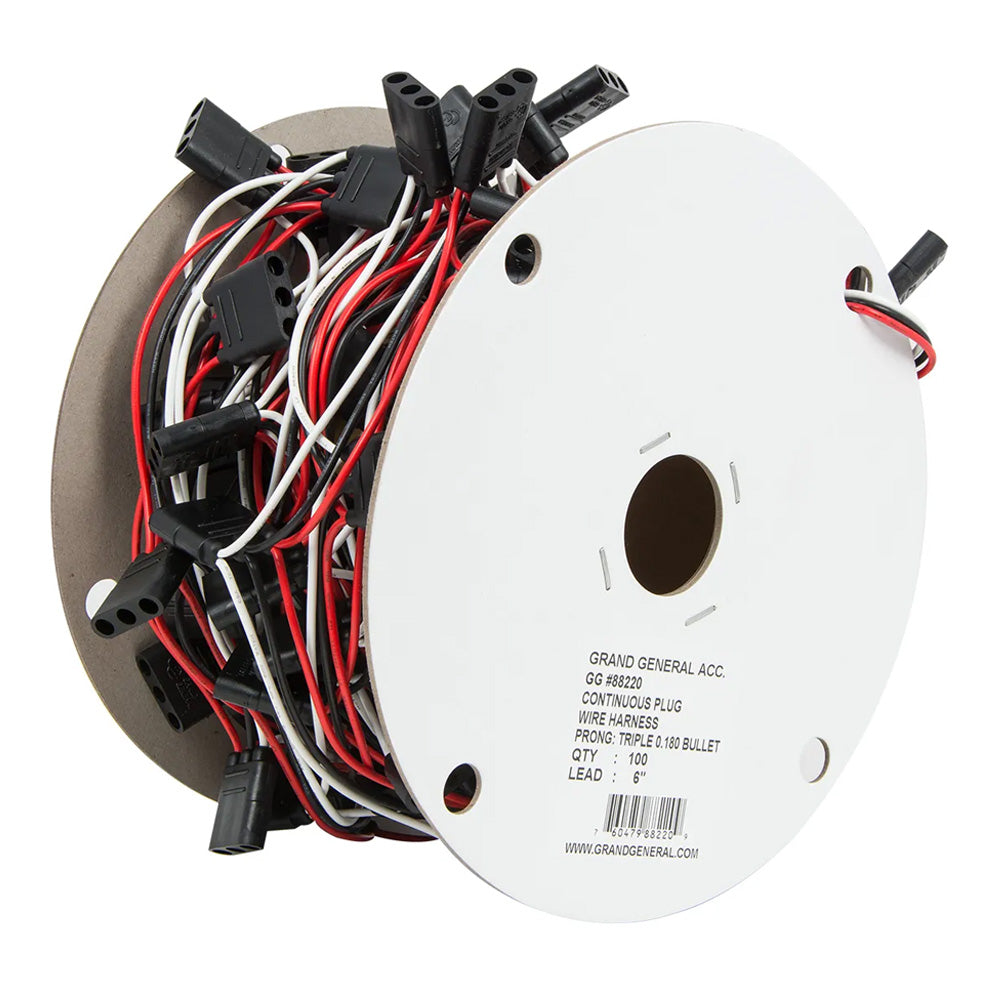 Triple Bullet Plug Continuous Wire Harness