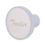 Aluminum Trailer Air Valve Knob - Pearl White