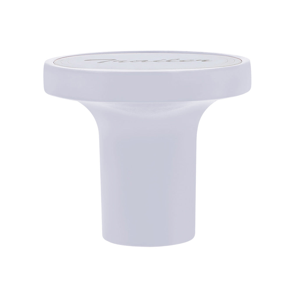 Aluminum Trailer Air Valve Knob - Pearl White