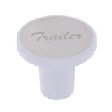 Aluminum Trailer Air Valve Knob - Pearl White