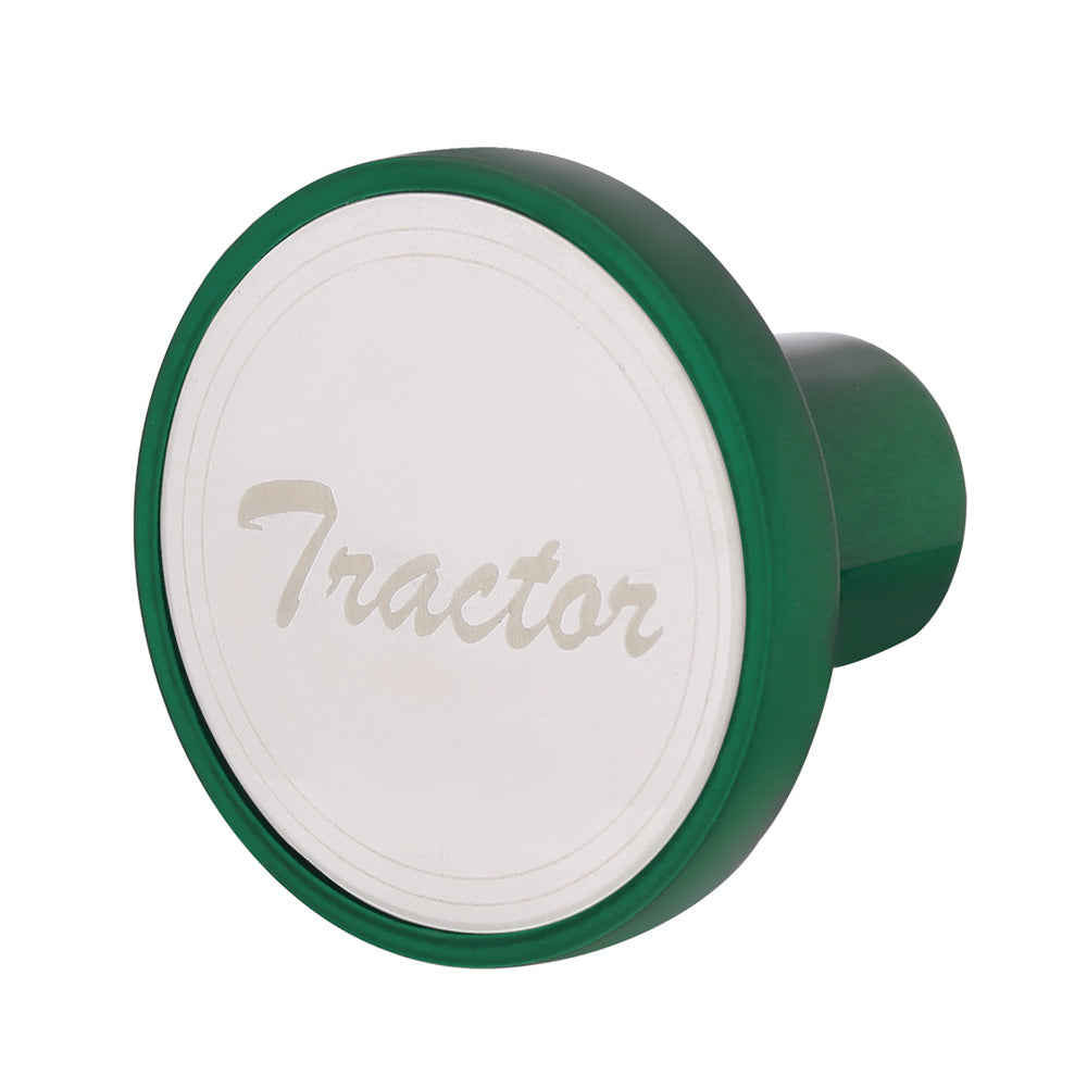 Aluminum Tractor Air Valve Knob - Emerald Green