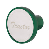 Aluminum Tractor Air Valve Knob - Emerald Green