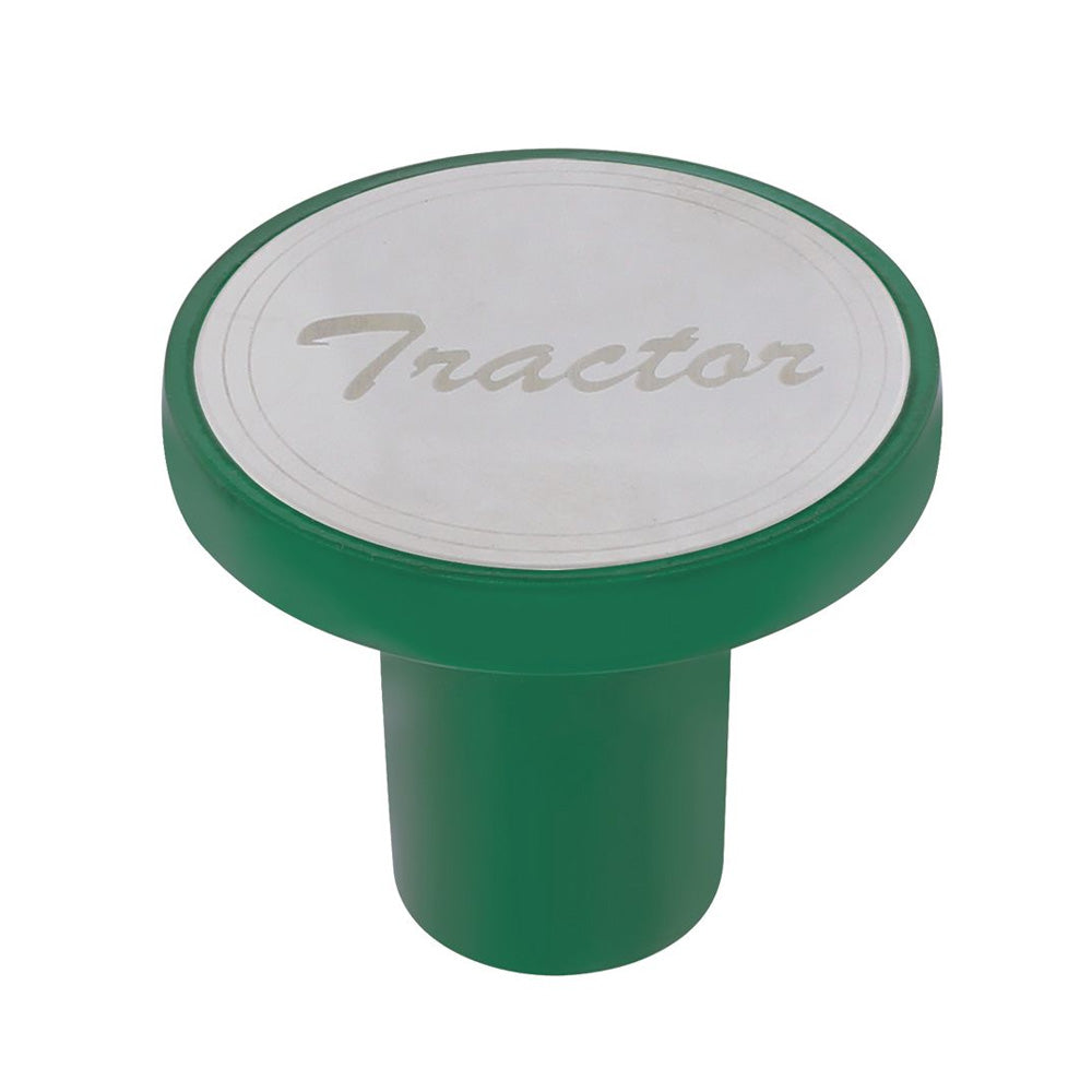 Aluminum Tractor Air Valve Knob - Emerald Green