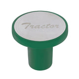 Aluminum Tractor Air Valve Knob - Emerald Green