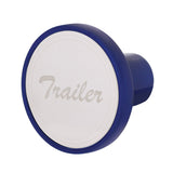 Aluminum Trailer Air Valve Knob - Indigo Blue