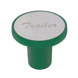 Aluminum Trailer Air Valve Knob - Emerald Green