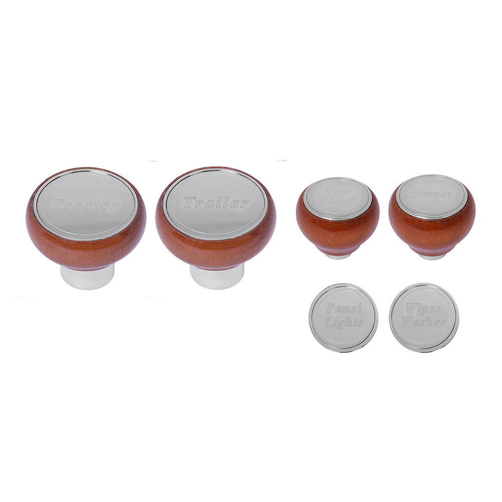 Wood Air Valve Knob Set
