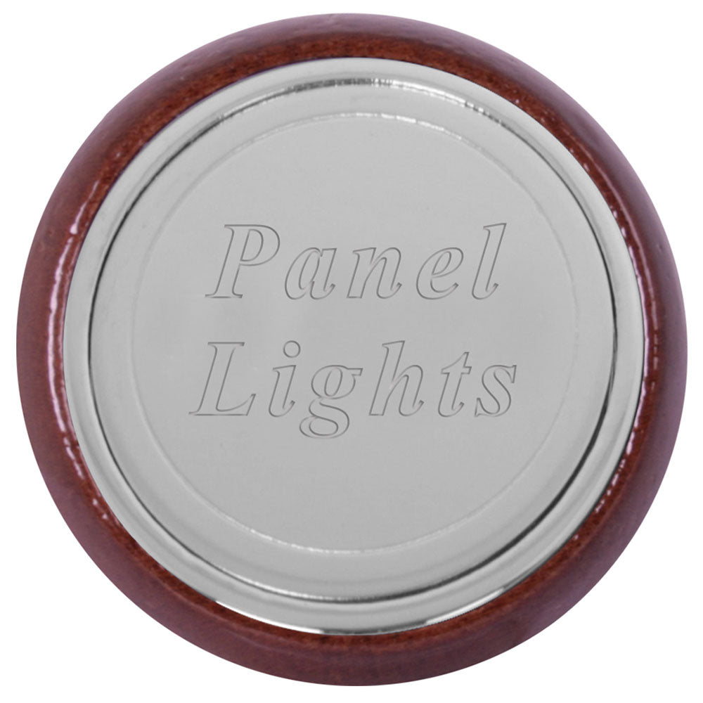 Wood Panel Light Dash Knob