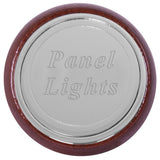 Wood Panel Light Dash Knob