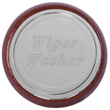 Wood Wiper Washer Dash Knob