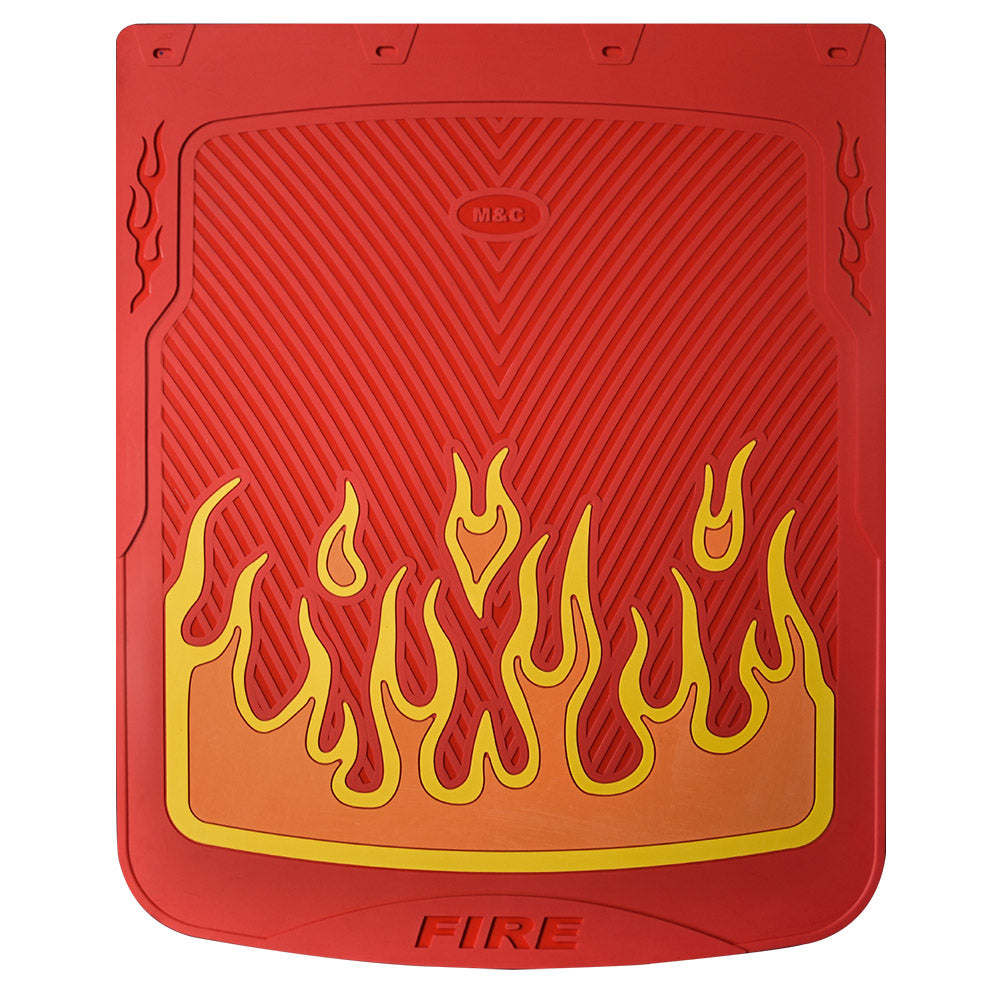 24" x 30" Red Flame Mud Flaps (PR)