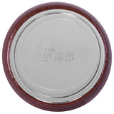 Wood Fan Dash Knob