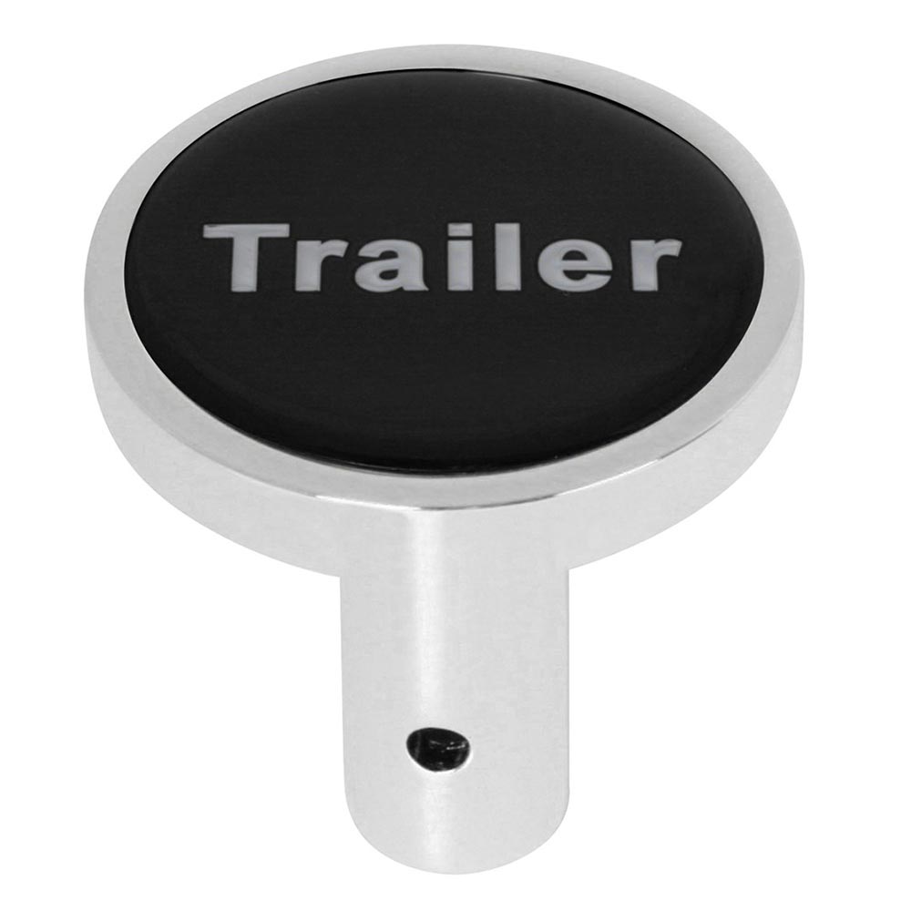 Chrome Tractor/Trailer Long Air Valve Knob - Pin On