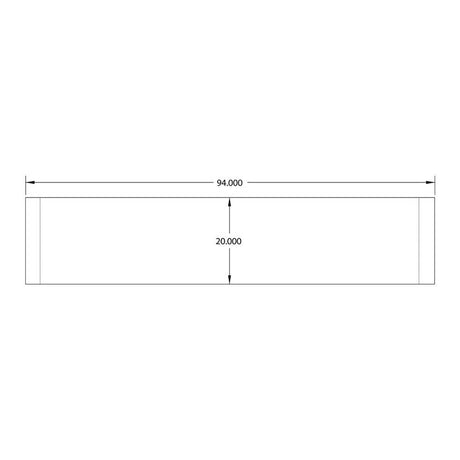 Kenworth W900 stainless steel mitered end premium bumper, close-up
