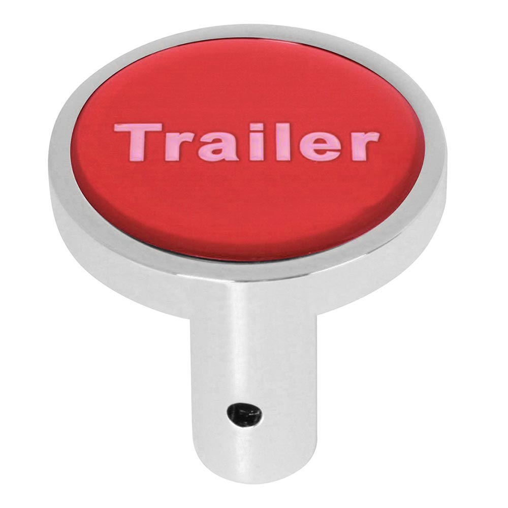 Chrome Tractor/Trailer Long Air Valve Knob - Pin On