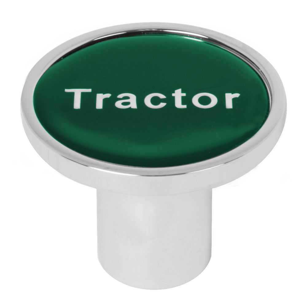 Chrome Tractor/Trailer Air Valve Knob - Thread On