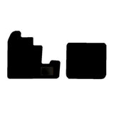 2-Piece Premium Floor Mat Set for Kenworth K100 in Black