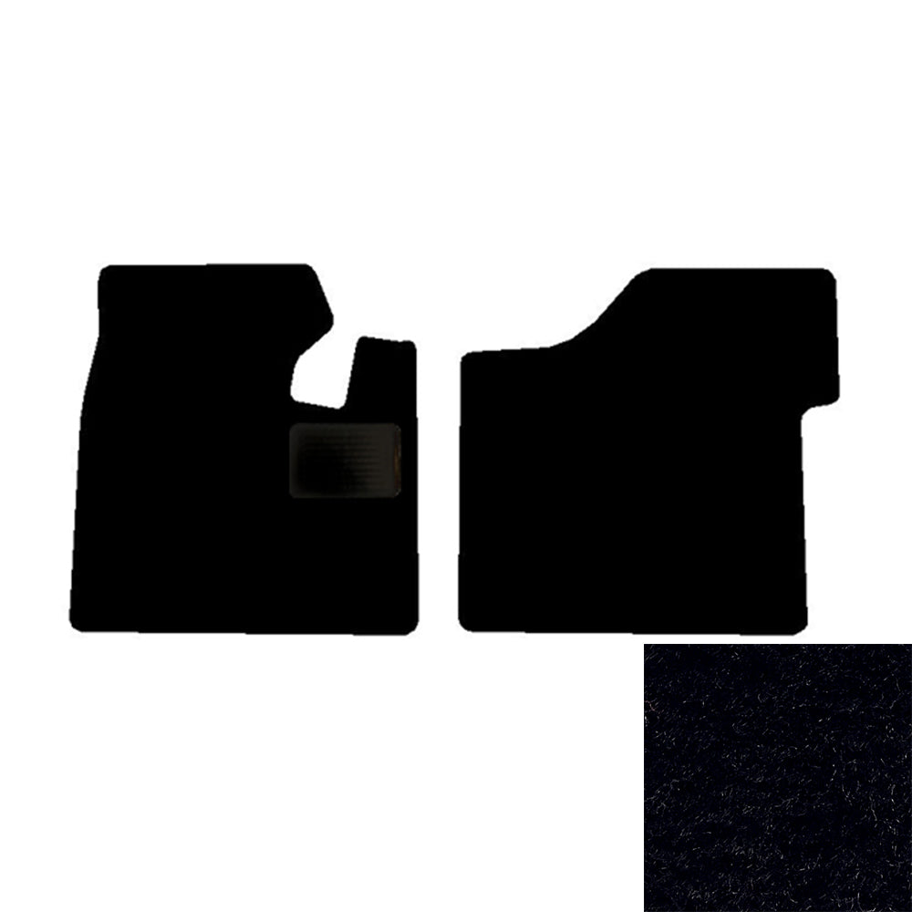 2-Piece Premium Floor Mats for Kenworth T680 in Black