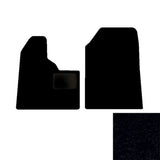 2-Piece Premium Floor Mat Set for Peterbilt 357/377/378/379 in Black