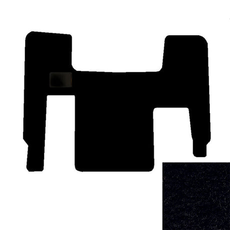 1-Piece Premium floor mat for Freightliner FLD in black for semi trucks