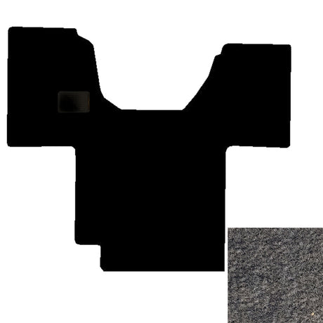 1-Piece Premium floor mat for Freightliner Coronado 2011+ in gray for semi trucks