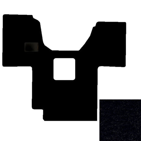 1-Piece Premium floor mat for Freightliner Coronado 2011 in black for semi trucks