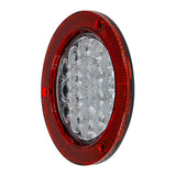 4" White 18 LED Back Up Light with Reflector Ring